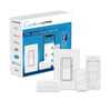 (Caseta Wireless) Kit Hub controlador, atenuador, control remoto PICO, base de pared y tapa.