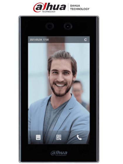 DAHUA ASI7213K-W - Control de Acceso y Asistencia Facial de 7 Pulgadas WiFi/ Reconocimiento de .3 a 3 Mts/ Hasta 6 Rostros al Mismo Tiempo/ 50,000 Usuarios, 100,00 Contraseñas/ Soporta Codigo QR/ Reproducción de Anuncios de Video o Imagen MCI2Q125 ACCDA
