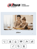 DAHUA VTH2621GW-P - Monitor IP Touch de 7 Pulgadas/ Serie Lite/ Blanco/ Poe Estandar/ 6&1 E&S de Alarmas/ Uso Interior/ Modo No Molestar/ H.265/ Soporta Hasta 4 Frentes de Calle y 4 Monitores Adicionales/ DEVIDE