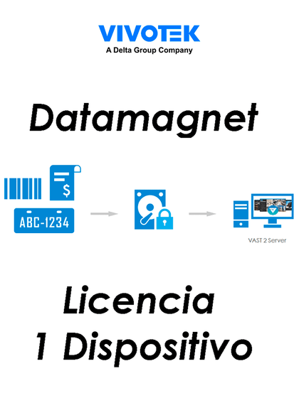 VIVOTEK DATA MAGNET LICENSE - Licencia para integrar VAST 2 para 1 dispositivo