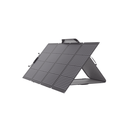 Módulo Solar Bifacial, Portátil y Flexible de 220W Recomendado para Estaciones Portátiles EFD330, EFD350 ó EFD500 / Ajuste de Ángulo / Carga Eficiente / Incluye Cable XT60 a MC4