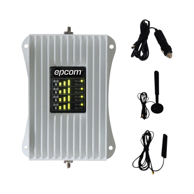 KIT de Amplificador de Señal Celular Para Vehículo/ Soporta y Mejora la Señal Celular 4.5G, 4G LTE/ Múltiples Operadores, usuarios y dispositivos/ Ideal para Vehículo tipo Camioneta, Pick up o Sedán.