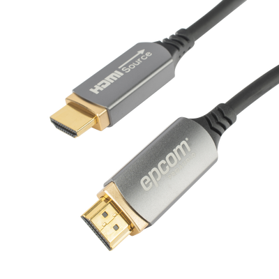 Cable HDMI de Fibra Óptica de 15m | Alta Definición | Version 2.1 | Alta velocidad 18Gbps | 8K@60Hz | HDCP 2.2 | Resistente a EMI y RFI