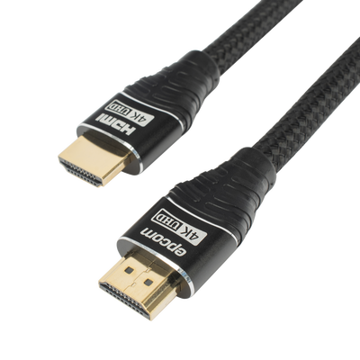 Cable HDMI de 1m | Alta Definición | Longitud | Version 2.0 | Alta velocidad 18Gbps | 4K@60Hz | Conectores Chapados en Oro | Tipo Redondo