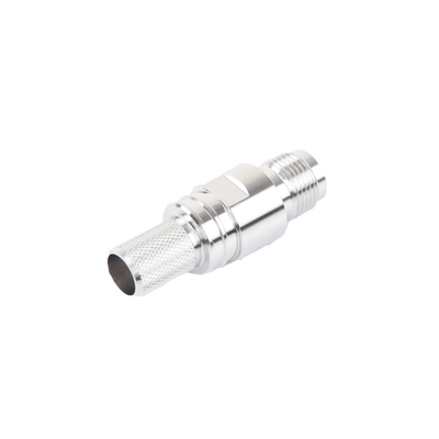 Conector TNC Hembra en Línea, Plegable Hex. con Pin Cautivo para cables Tipo RG-8/U, LMR-400