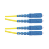 Jumper de Fibra Optica Monomodo 9/125 OS2, SC-SC Duplex, OFNR (Riser), Color Amarillo, 2 Metros