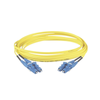 Jumper de Fibra Optica Monomodo 9/125 OS2, LC-LC Duplex, LSZH, Color Amarillo, 3 Metro