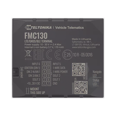 Profesional Rastreador Vehicular (GPS) 4G LTE CAT 1 y 2G / Identificación de Conductores / Bloqueo Remoto / Detección de Jammer / Sensores Bluetooth / Múltiples I/O