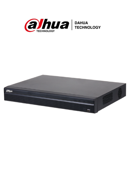 DAHUA NVR4216-4KS2/L - NVR de 8 Megapixeles/ 4k/ 16 Canales IP/ Rendimiento de 160 Mbps/ Smart H.265+/ 2 Bahias de Discos Duros/ 4&2 E&S de Alarmas/ HDMI&VGA/ Soporta Cámaras WizSense