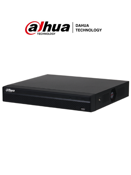 DAHUA NVR1108HS-8P-S3/H - NVR de 8 Megapixeles/ 4k/ 8 Canales IP/ 8 Puertos PoE/ Smart H.265+/ Rendimiento de 80 Mbps/ Salida de Video HDMI&VGA/ 1 Bahía de Disco Duro de Hasta 8TB/ Soporta Cámaras con Protocolo Onvif & RTSP/