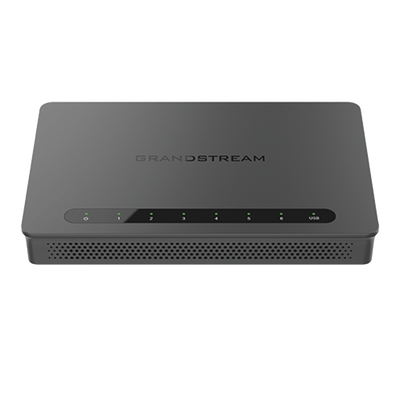 Router Gigabit VPN / Balanceador de cargas / 30,000 sesiones NAT / 4 puertos 10/100/1000 Mbps + 2 puertos SFP (WAN/LAN) / 1 puerto entrada PoE(af/at) / 2 puertos salida PoE (af/at) / Compatible con GWN Cloud.