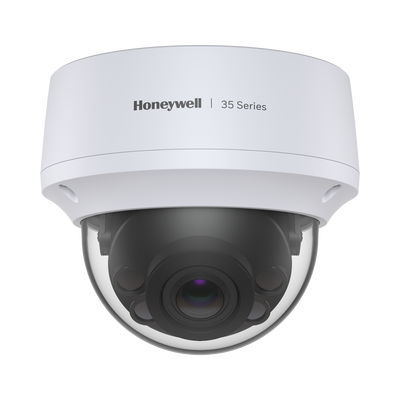 Domo IP 5 Megapixel / Lente Mot. 2.7 a 13.5 mm / 50 mts IR / Ultra Baja Iluminación / NDAA / ONVIF / IP67 / IK10 / H.265 / IA (Filtro de Humanos y Vehiculos) / Merodeo / Conteo de Personas / PoE / Audio y Alarmas I/O / Serie 35