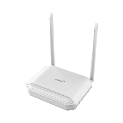 ONU GPON, WiFi 2.4 GHz, 2 Puertos Gigabit + 2 Puertos Fast Ethernet, conector SC/UPC