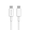 Cable USB-C a USB-C / 1 Metro / Ideal para Celulares Android / Carga Rápida 3 Amp / Carga y Sincronización de Datos / 480 Mbps / 60 Watts