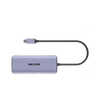 Hub (Adaptador) USB - C / 11 en 1 / 1 Salida HDMI (4K) / 2 Salida USB 2.0 / 2 Salidas USB 3.0 / 1 Salida VGA / 1 Salida SD (Memoria SD) / 1 Salida TF (Micro SD) / 1 Salida de Audio (8 - 48 KHz) / 1 Salida RJ45 / 1 Entrada USB - C (Carga Rapida)