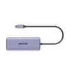 Hub (Adaptador) USB - C / 8 en 1 / 1 Salida HDMI (4K) / 1 Salida USB 2.0 / 3 Salidas USB 3.0 / 1 Salida SD (Memoria SD) / 1 Salida TF (Micro SD) / 1 Entrada USB - C (Carga Rapida / 100 Watts)