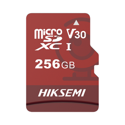 Memoria microSD / Clase 10 de 256 GB / Especializada Para Videovigilancia (Uso 24/7) / Compatibles con cámaras HIKVISION y Otras Marcas / 95 MB/s Lectura / 55 MB/s Escritura