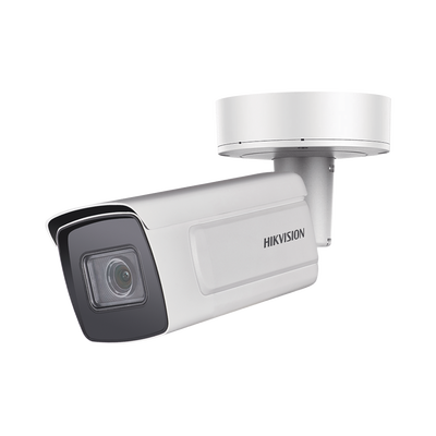 Bala IP 2 Megapixel / Lente Mot. 2.8 a 12 mm / Conteo de Personas / WDR 140 dB / DARKFIGHTER /Exterior IP67 / IK10 / IR 50 mts / Detección Facial / Búsqueda por Atributos / Micro SD