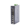 Switch Industrial Administrable Capa 2 con 4 Puertos 10/100/1000T y 2 Puertos SFP 1G/2.5G