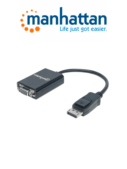 MANHATTAN - 151962 Adaptador DisplayPort M a VGA H 15cm