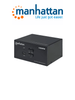 MANHATTAN 153522 - Switch KVM HDMI de 2 puertos para dos monitores / Conexiones HDMI de doble pantalla, 4K@30Hz, conexiones USB, conexiones de audio y micrófono de 3.5 mm, hub USB 2.0, negro Sobre Pedido MCI1Q125