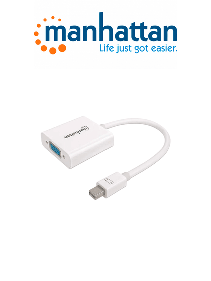 MANHATTAN - 322508 Adaptador DisplayPort Mini M a VGA H MCI1Q125