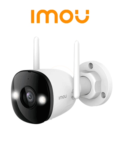 IMOU Bullet 2E 5Mp IPC-K3DN-5H0WF - Cámara IP Bullet WiFi de 5MP tiene micrófono integrado, 102° de visión, H.265, lente de 2.8mm, detección de humanos, IR 30m, IP67 y ranura MicroSD. TopIMOU, ANIVIMOU