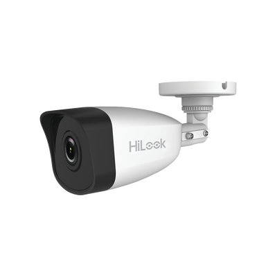 HiLook Series / Bala IP 4 Megapixel / Lente 2.8 mm / 30 mts IR / Exterior IP67 / PoE / WDR 120 dB / H.265+ / ONVIF