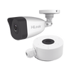 KIT DE CÁMARA + MONTAJE / Bala IP 4 Megapixel / 30 mts IR / Exterior IP67 / PoE / WDR 120 dB / Lente 2.8 mm / H.265+