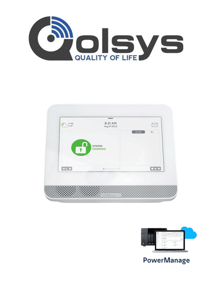 QOLSYS IQ4 HUB POWER MANAGE - Sistema de Alarma IQPanel4 HUB Autocontenido IQPM IQPANEL