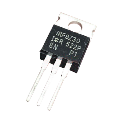 Transistor de Potencia MOSFET, Canal P, 50 Volt, 18 Amp., 0.14 Ohm, 74 Watt, TO-220AB, para Analizador III.