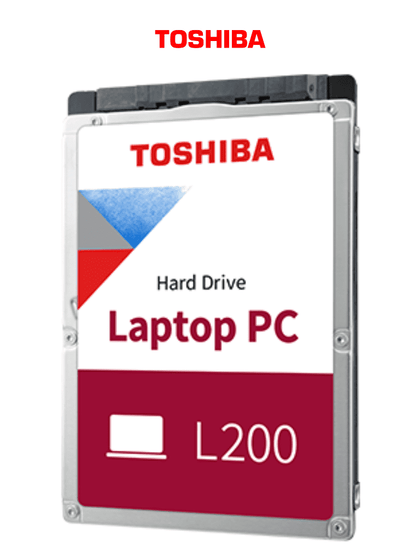 TOSHIBA L200 - Disco duro de 2 TB para usos múltiples, con tamaño de 2,5, velocidad de 5400 RPM, búfer de 128 MB y 8 MB, y equipado con tecnología Toshiba Dynamic Cache GAMER AR