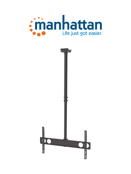 MANHATTAN 423625 - Soporte para TV / Montaje en techo/ Con inclinación / Para pantallas planas de 37 a 70 / Soporta hasta 50 kg I&MBFIN