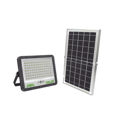 Reflector con Panel Solar 100 W / Batería 3.2 V CD / T.C.C. 6 500 K / IP66.