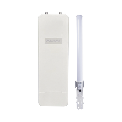 Super Kit WiFi Omnidireccional en 2.4 GHz para WISP, Hasta 300 m de Cobertura, El Kit Incluye Punto de Acceso C1XN+ y Antena Omnidireccional de 10 dBi, Administración en Nube Gratis con INSIGHTS