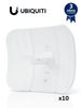 Kit de 10 UBIQUITI LiteBeam M5 LBE-M5-23 - Radio CPE airMAX M5/ 5 GHz 5150 - 5875 MHz/ Antena Integrada de 23 dBi