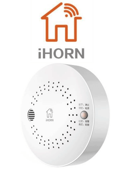 IHORN LH89F - Sensor de gas inalambrico / 433 Mhz / Compatible con panel ND1 y N8003