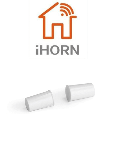 HORN HO03C- Contacto Magnético Alámbrico de Empotrar / Compatible Con DSC / RISCO / IHORN / Salida N.C.