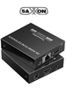 SAXXON LKV565KVM-P - Kit extensor HDMI de 2 Puertos/ Hasta 70 metros Con Cable CAT6/ 6A/ 7/ Resolucion 4K @ 60Hz/ PoC/ Transmisor IR/ Plug and play/ Soporta HDR/ Cero Latencia/ Solo se energiza el transmisor