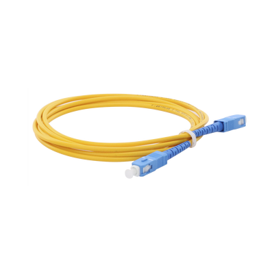 Jumper de Fibra Óptica Monomodo SC/UPC-SC/UPC Simplex de 2 metros, 3mm