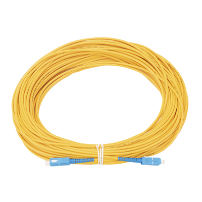 Jumper de Fibra Óptica Monomodo SC/UPC-SC/UPC Simplex de 30 metros, 3mm