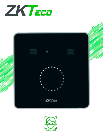 ZKTECO KF1100 - Lector de autenticacion facial SIN CONTACTO / 1500 Rostros / 100,000 Registros / TCP/IP / Wiegand / RS485 / Requiere panel de control de Acceso ZK o DM10 ZK11 ZK3