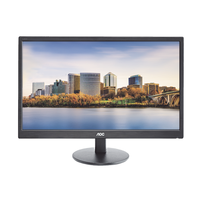 Monitor LED de 24, Resolución 1920 x 1080 Pixeles con Entradas de Video VGA/HDMI. Panel MVA y Altavoces Integrados. Compatible VESA