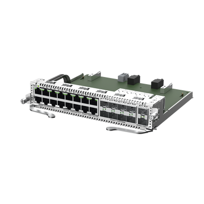 Tarjeta de Red con 16 puertos RJ45 1Gb, 8 puertos SFP 1Gb y 2 puertos SFP+ 10Gb para Chasis RG-NBS6002