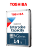 TOSHIBA MG09ACA14TE - Disco duro interno de 14TB / Serie Enterprise / 3.5 / SATA / 7200RPM / 512MB / Recomendado para Servidores / Soporta aplicaciones de videovigilancia