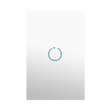 (ZWAVE) Interruptor On/Off panel táctil touch inalámbrico Zwave Plus 1 boton. Compatible con Hubitat HC8, Álula M2M, otro