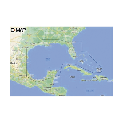 M-NA-Y204-MS C-MAP REVEAL del Golfo de México y Bahamas