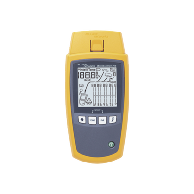 Verificador de Red MicroScanner PoE, para Comprobación de Redes de Voz, Datos, Video y PoE 802.3af, at, bt y UPOE, Con Pantalla LCD Retroiluminada