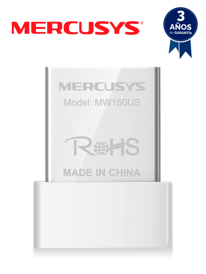 MERCUSYS - MW150US / Adaptador USB Nano Inalámbrico N150 MER79