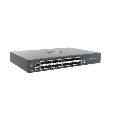 Switch cnMatrix EX3024F Ideal para Distribución en una Red Empresarial / 24 Puertos de Fibra Óptica SFP+(10 Gbps) / Capa 2 y Capa 3 / Doble Fuente de Alimentación en Corriente Alterna / Gestión Gratuita Desde la Nube